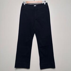 J. Jill Pure Jill Pants Women's SP Black Pull On Cropped Stretch Wide Leg NWT